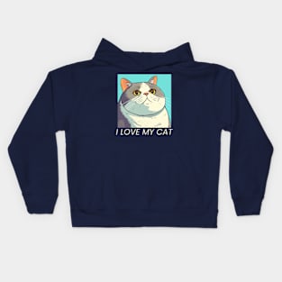 I love My Cat Kids Hoodie